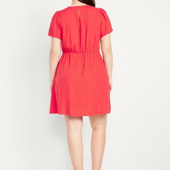 Old Navy bright Crepe Mini Dress - Picture 4 of 12